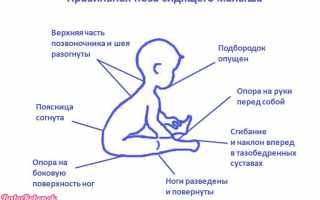 Когда ребенок начинает сидеть. Как научить ребенка садиться